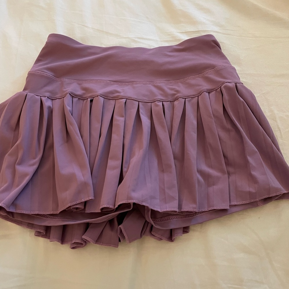 gold hinge skort